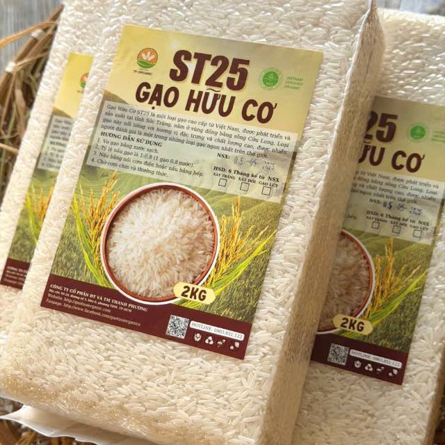 Gạo ST25 hữu cơ